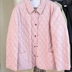 Classic Quilted Pink Jacket - Women
